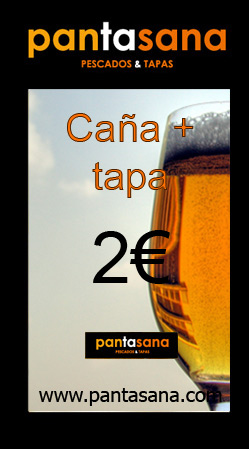 Beer + tapa 2 euros